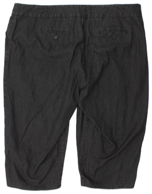Marks & Spencer Damskie spodenki Chino z autografem UK 20 2XL W40 Szara bawełna
