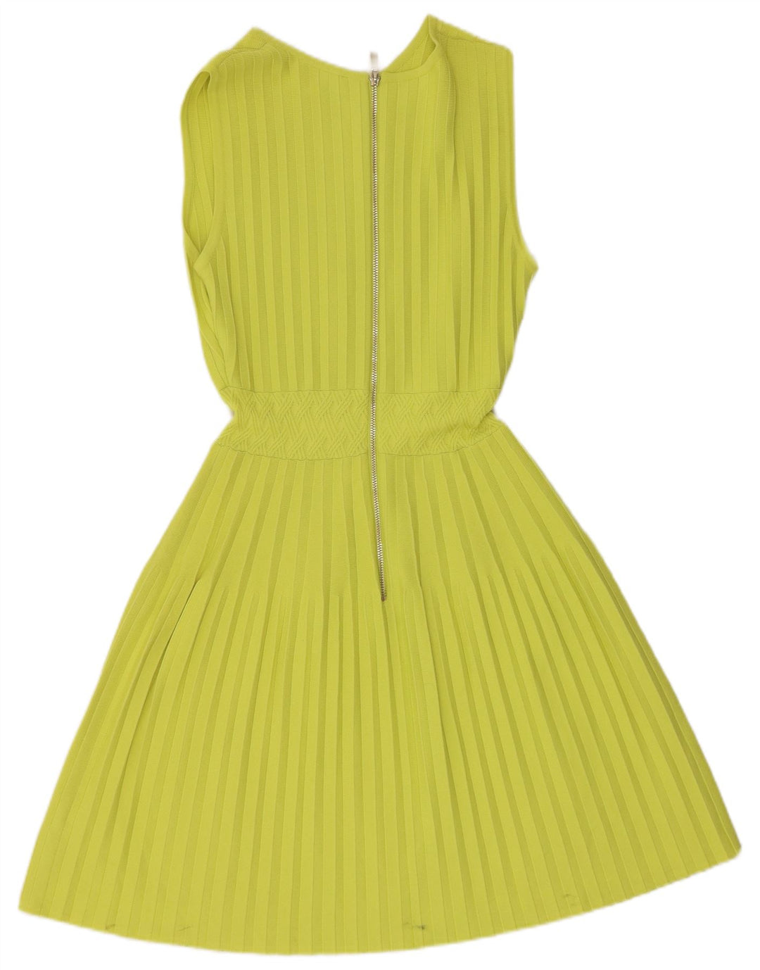 Damska sukienka sweterkowa bez rękawów TED BAKER, rozmiar 2, mała, zielona wiskoza