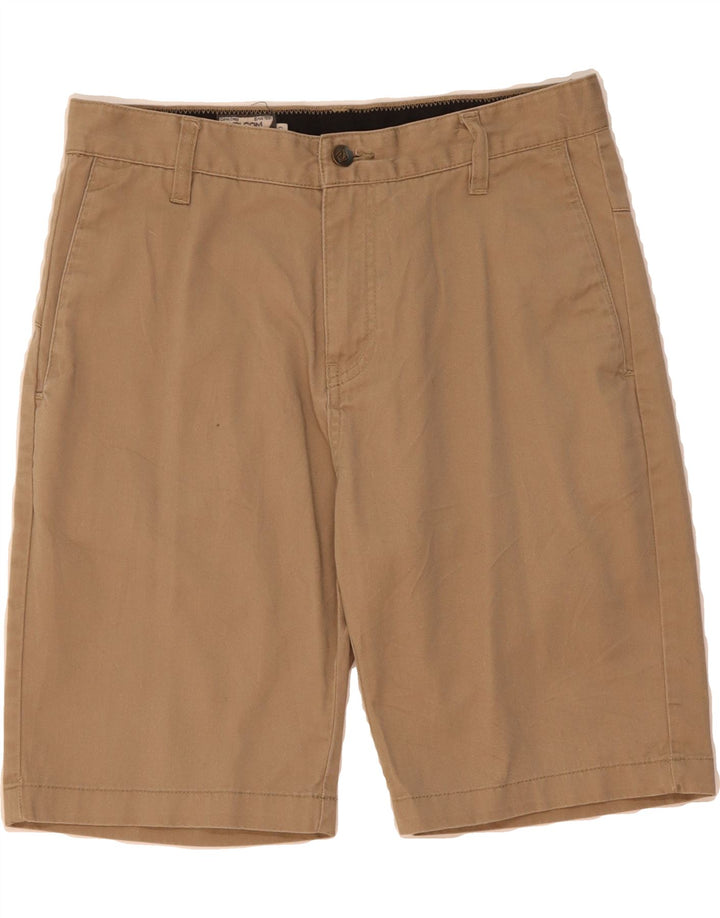 VOLCOM Mens Chino Shorts W30 Medium  Brown Cotton Vintage Volcom and Second-Hand Volcom from Messina Hembry 