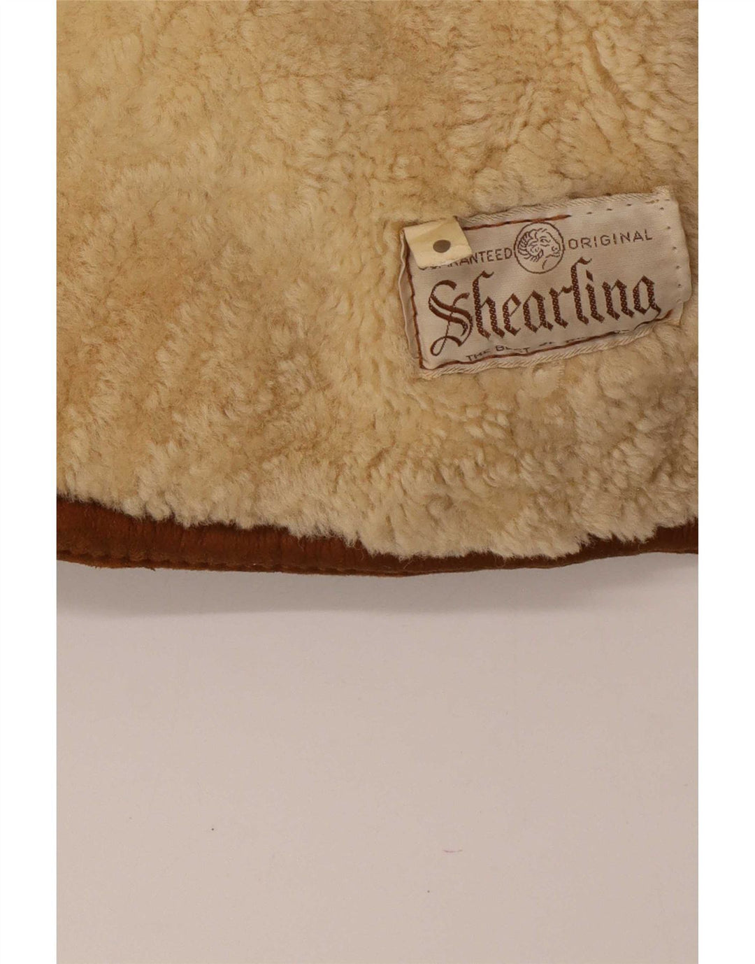 Vintage męska kurtka Shearling UK 42 XL Brązowa kurtka Shearling