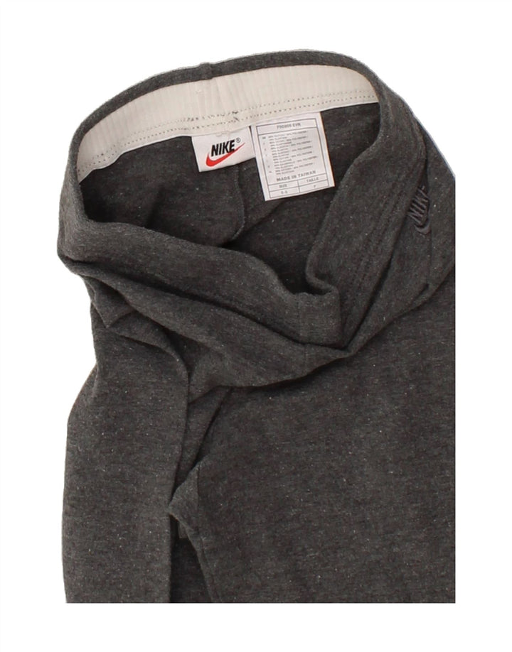 NIKE Girls Leggings 6-7 Years Grey Cotton Vintage Nike and Second-Hand Nike from Messina Hembry 
