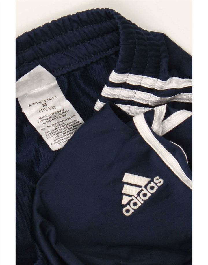 Adidas Chłopięce Spodnie Dresowe 10-11 Lat Średnie Granatowe Poliester