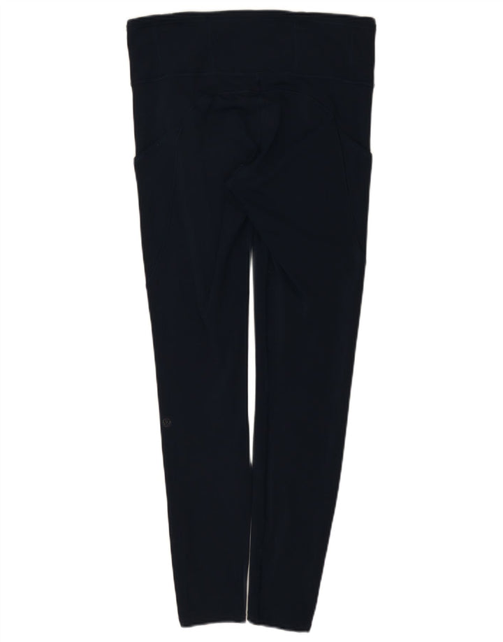 Damskie legginsy z wysokim stanem Lululemon US 10, duże, granatowe