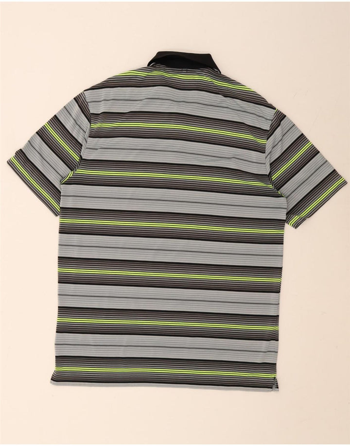 Męska koszulka polo Nike Dri Fit w średnie, wielokolorowe paski