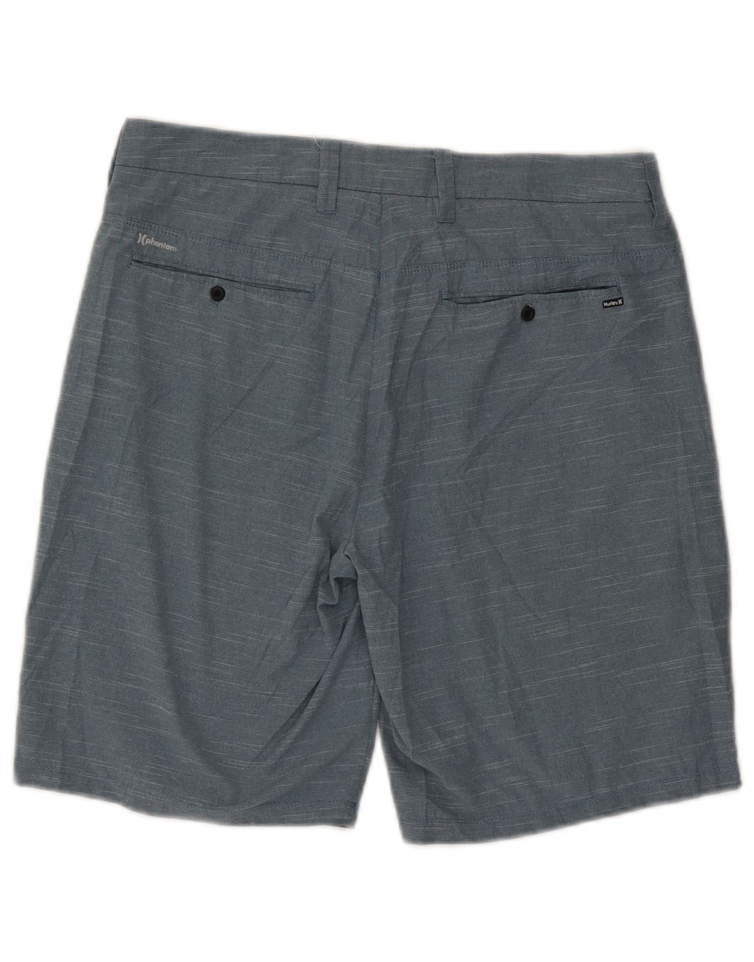 Męskie spodenki chino Hurley W31, średni niebieski, nakrapiany poliester