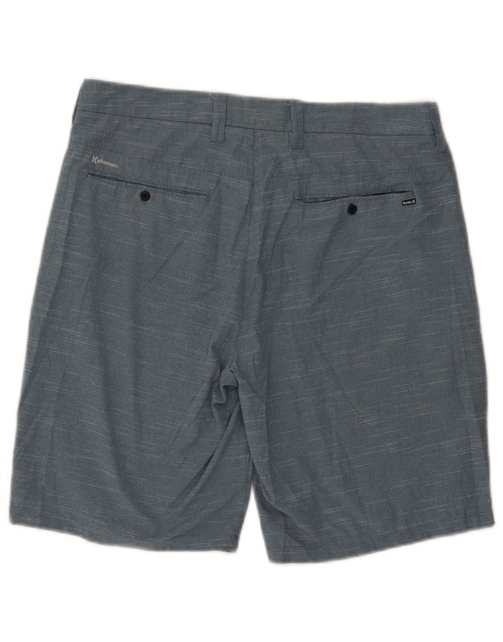 Męskie spodenki chino Hurley W31, średni niebieski, nakrapiany poliester