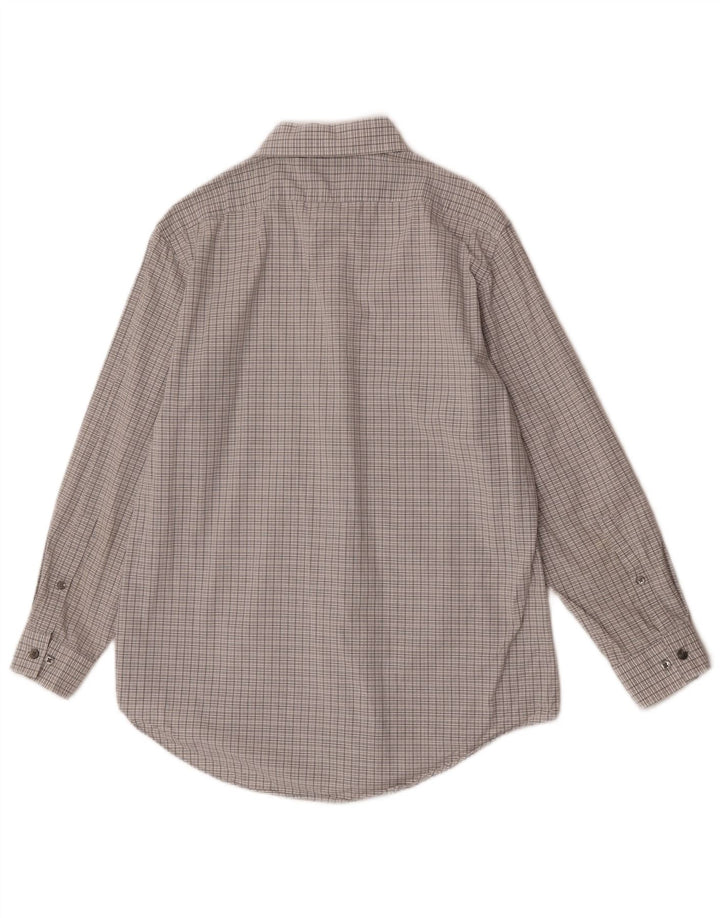 Koszula męska Calvin Klein Slim Fit, rozmiar 15, 1/2, średnia szara kratka