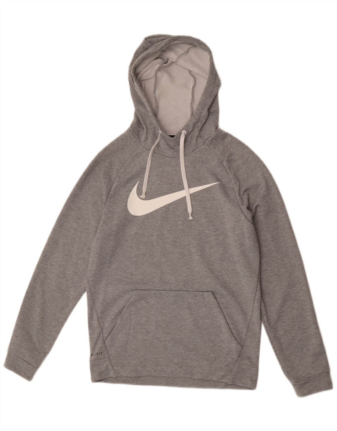 Męska bluza z kapturem Nike Dri Fit Graphic, mała, szara, nakrapiana