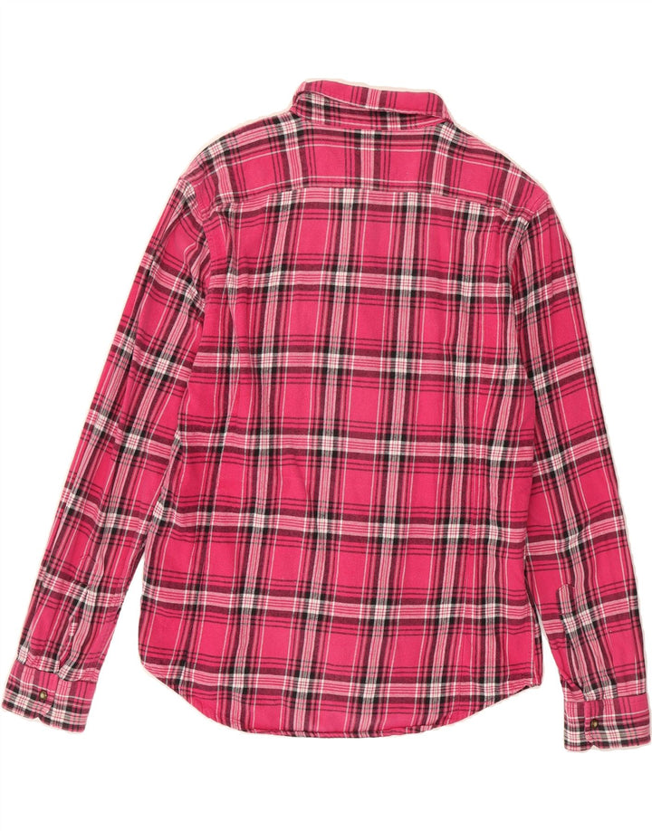 LEE Mens Flannel Shirt XL Pink Check Cotton Vintage Lee and Second-Hand Lee from Messina Hembry 