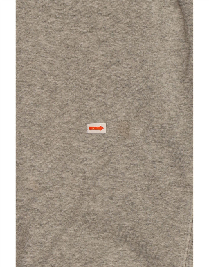 Męski sweter NIKE, mały, szary, bawełniany