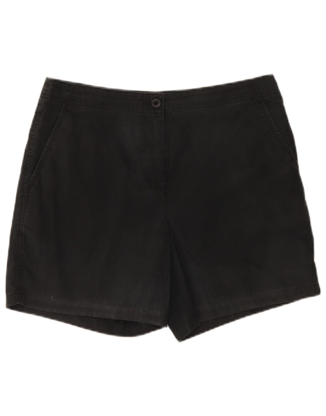 Marks & Spencer Damskie spodenki Chino UK 12 Medium W32 Czarne bawełniane