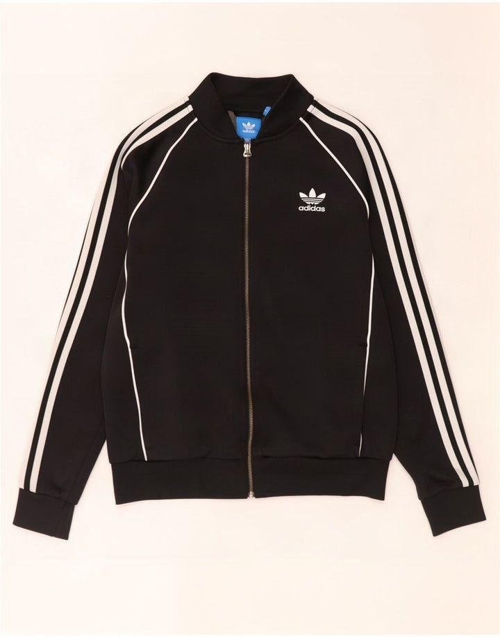 Damska bluza dresowa Adidas UK 14 Średni czarny poliester