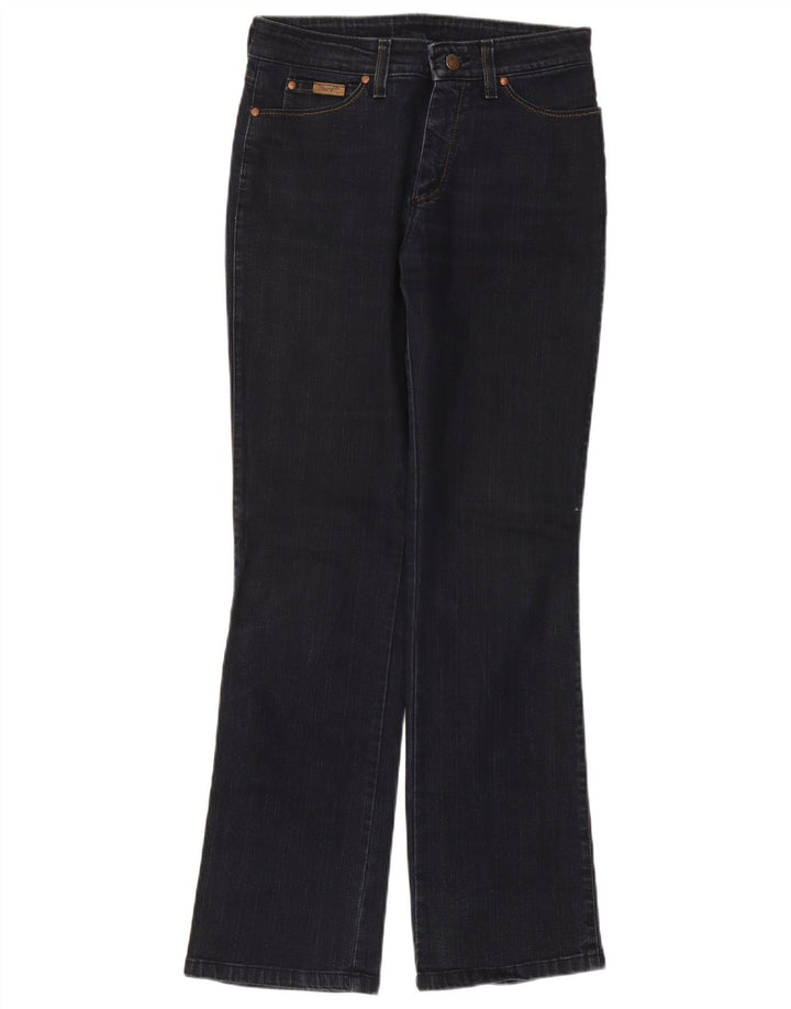 Damskie jeansy Wrangler Curve Bootcut W30 L32 Granatowe, bawełniane