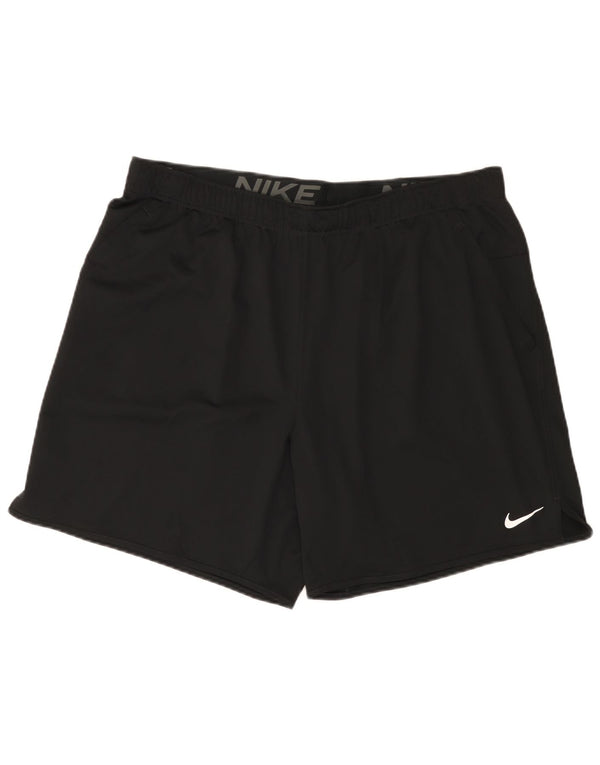 Męskie spodenki sportowe Nike Dri Fit 2XL, czarny poliester