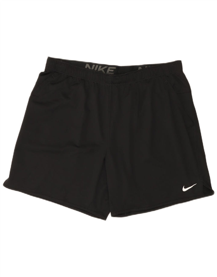 Męskie spodenki sportowe Nike Dri Fit 2XL, czarny poliester