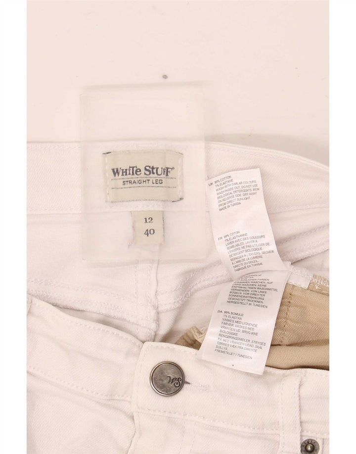 Damskie proste dżinsy White Stuff UK 12 Medium W28 L28 Bawełna