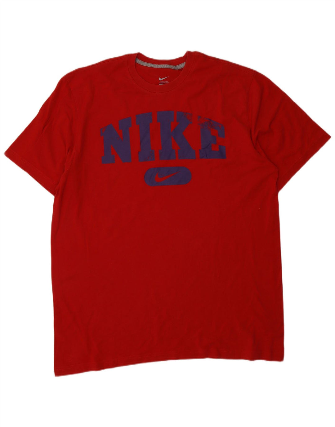 Męski T-shirt z grafiką NIKE, XL, czerwony