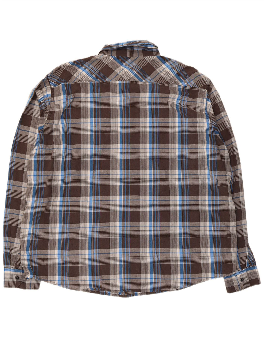 Koszula męska Wrangler 3XL, bawełniana, brązowa krata
