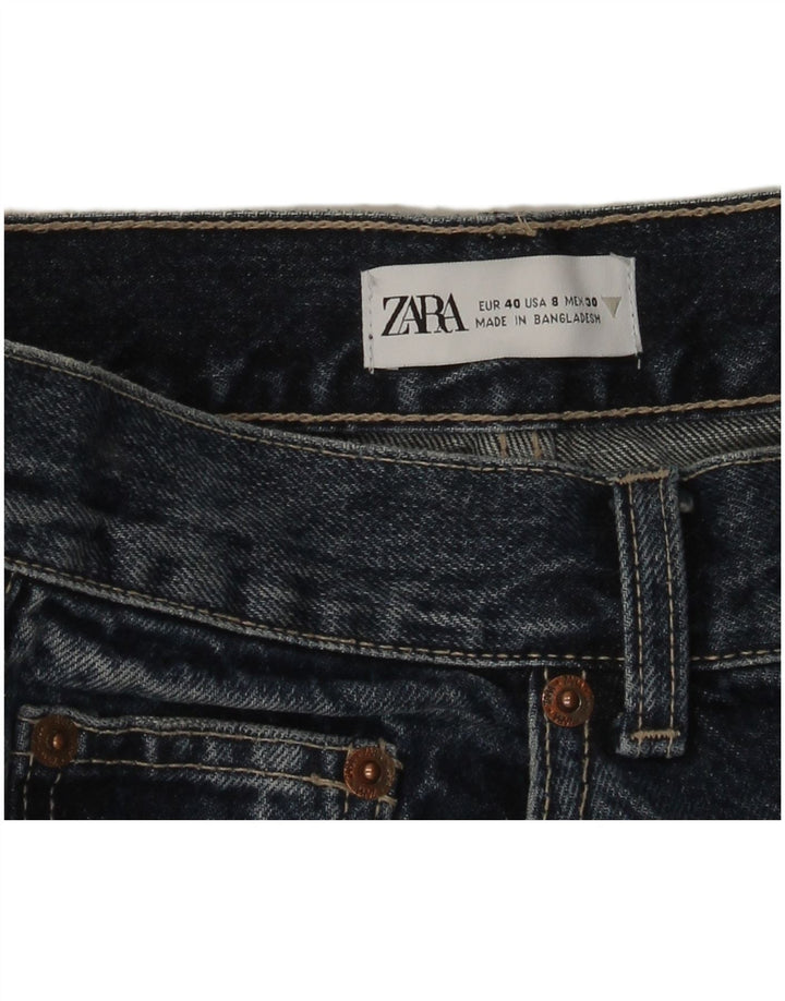 Damskie proste dżinsy Zara EU 40 Medium W30 L29 Niebieskie