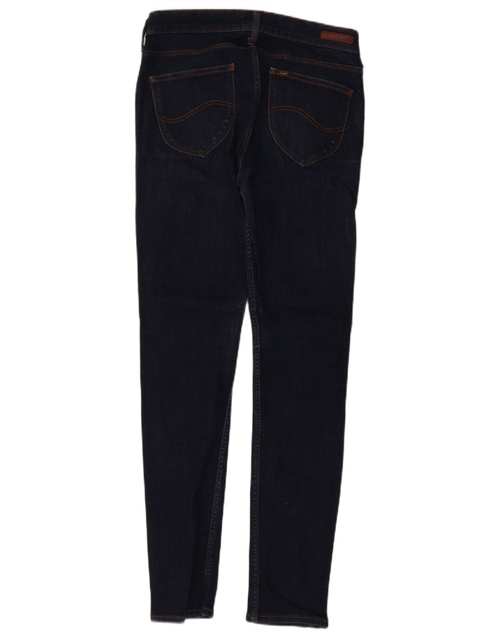 Damskie jeansy Lee Skinny W30 L30 granatowe