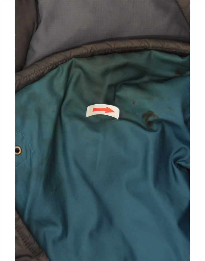 Męska ocieplana kurtka The North Face UK 38, nylon w kolorze średnioszarym