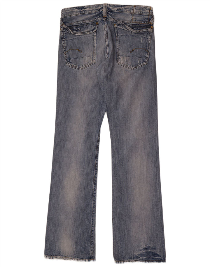 Męskie jeansy Bootcut G-Star w trudnej sytuacji W32 L36 Niebieska bawełna