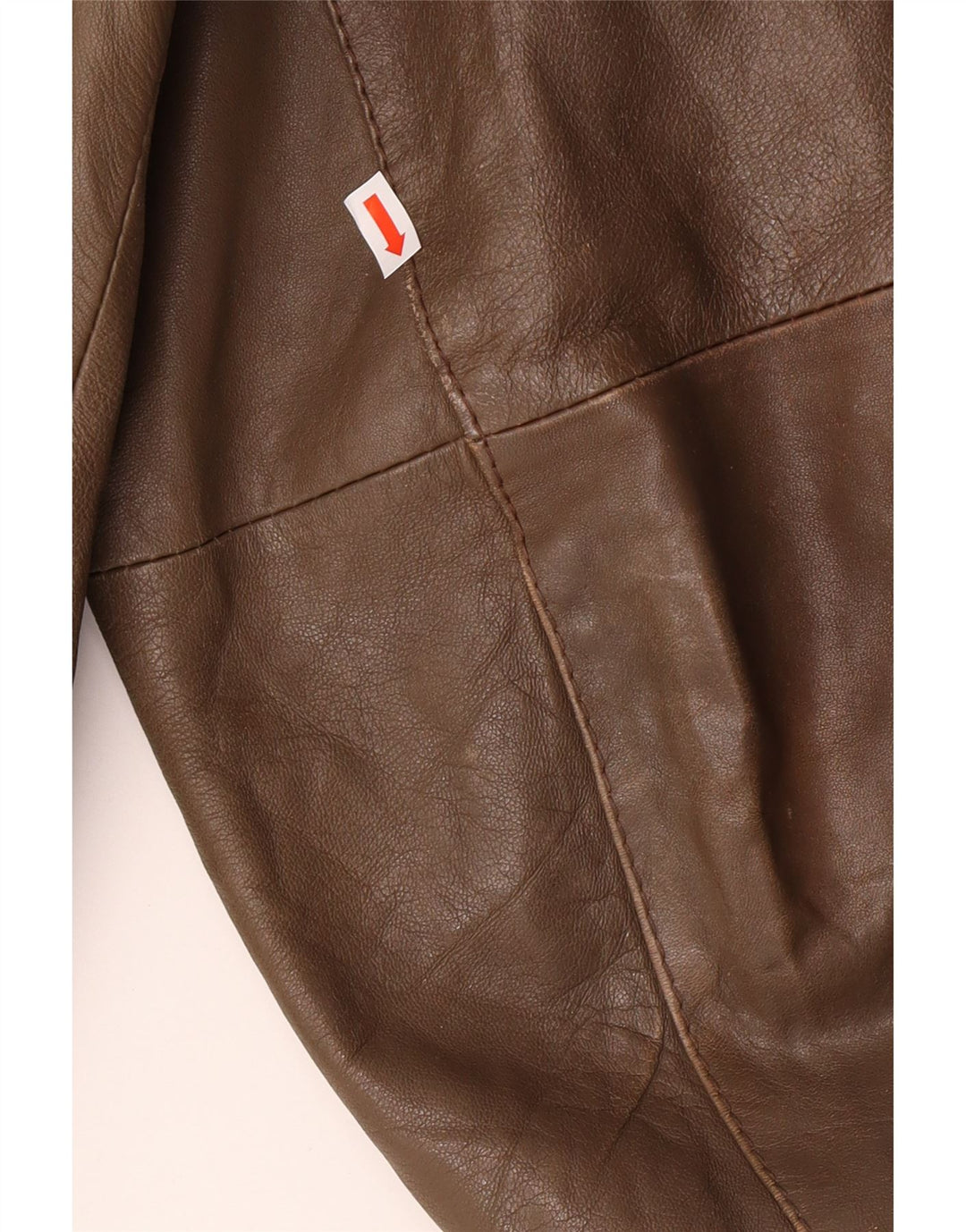 Męska kurtka skórzana VINTAGE IT 54 2XL brązowa