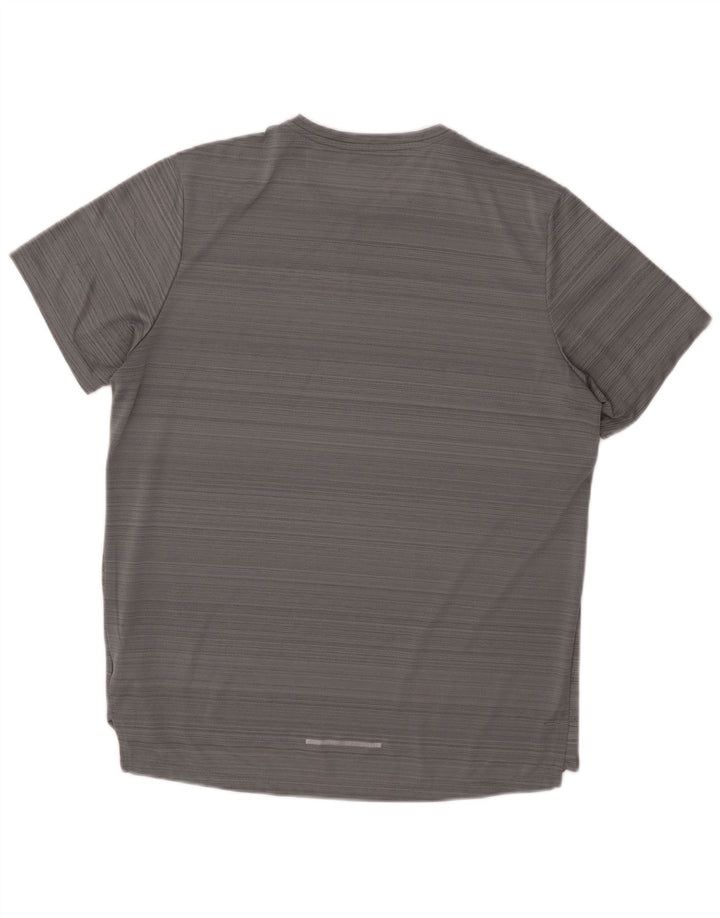 Męski T-shirt Nike Dri Fit, duży, szary, poliestrowy