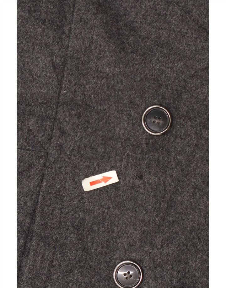 Płaszcz damski Hobbs Pea Coat UK 12 Średni szary wełniany