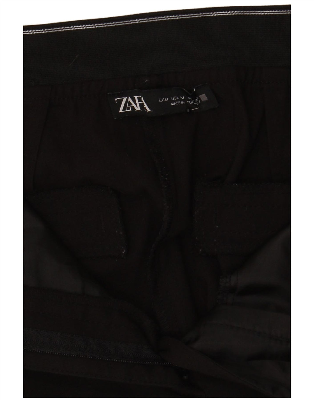 Spodnie damskie Zara Slim Chino, średnie W28 L27, czarne
