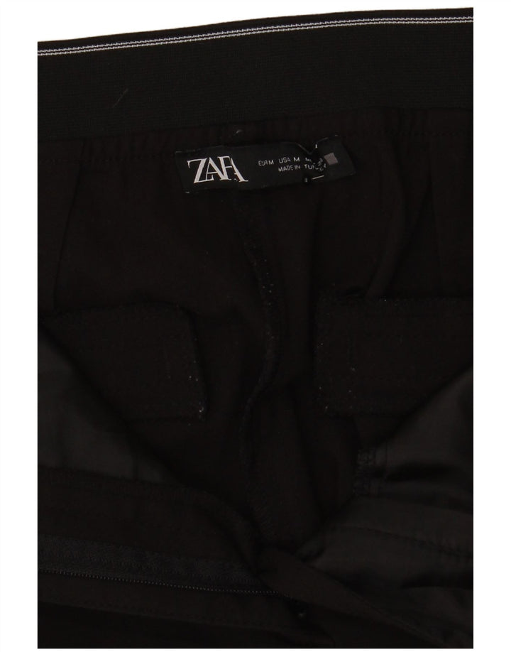 Spodnie damskie Zara Slim Chino, średnie W28 L27, czarne
