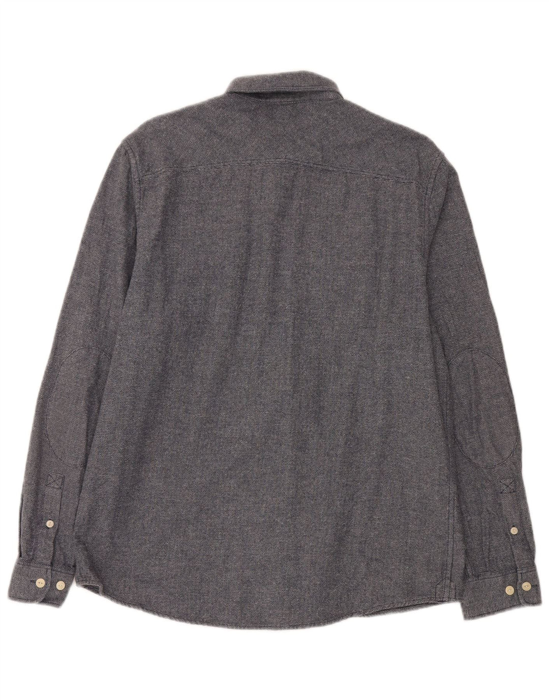 Koszula męska Jack Wills, duża, niebieska, bawełniana w jodełkę