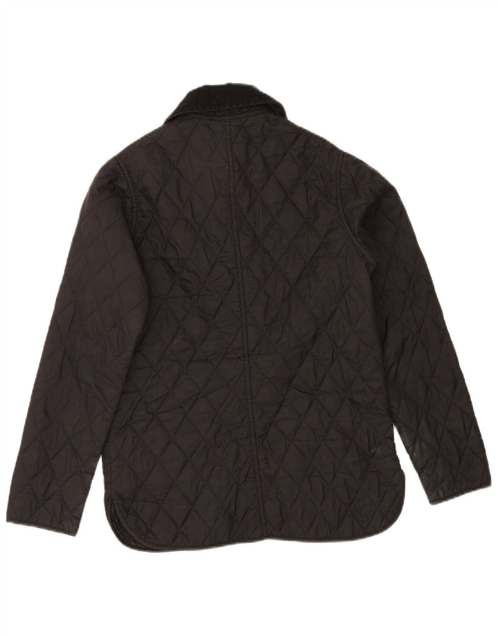 Damska pikowana kurtka Barbour UK 8 Small Black