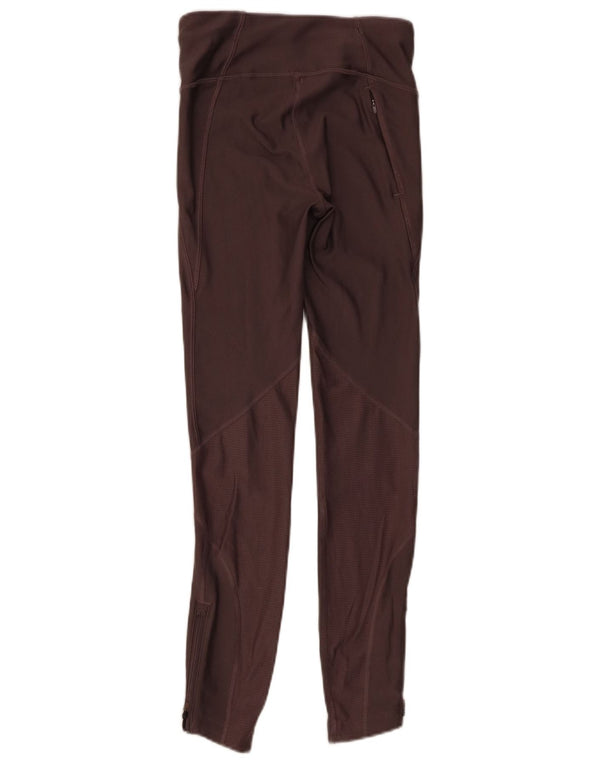 Damskie legginsy Under Armour Heat Gear UK 4 XS, brązowy poliester
