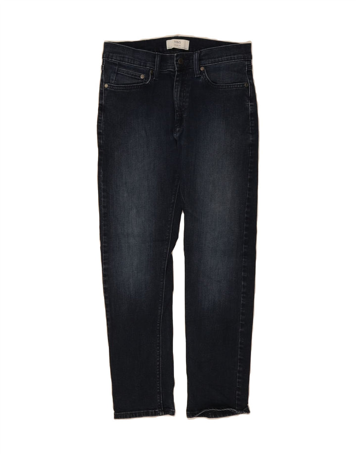MARKS & SPENCER Mens Slim Jeans W30 L27 Blue Cotton Vintage Marks & Spencer and Second-Hand Marks & Spencer from Messina Hembry 