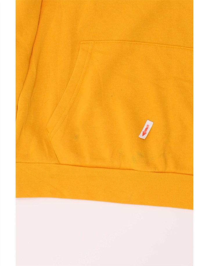Chłopięcy sweter z kapturem Champion Graphic 9-10 lat, średni żółty