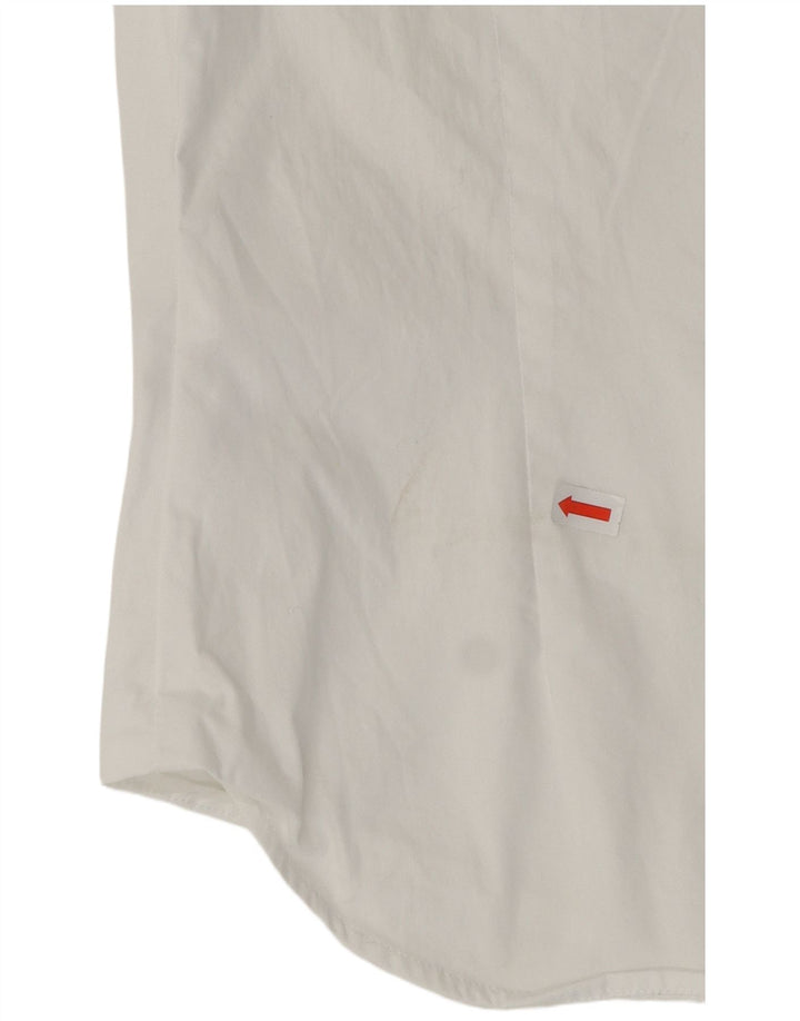 Damska koszula formalna ZARA UK 10, mała, biała, bawełniana