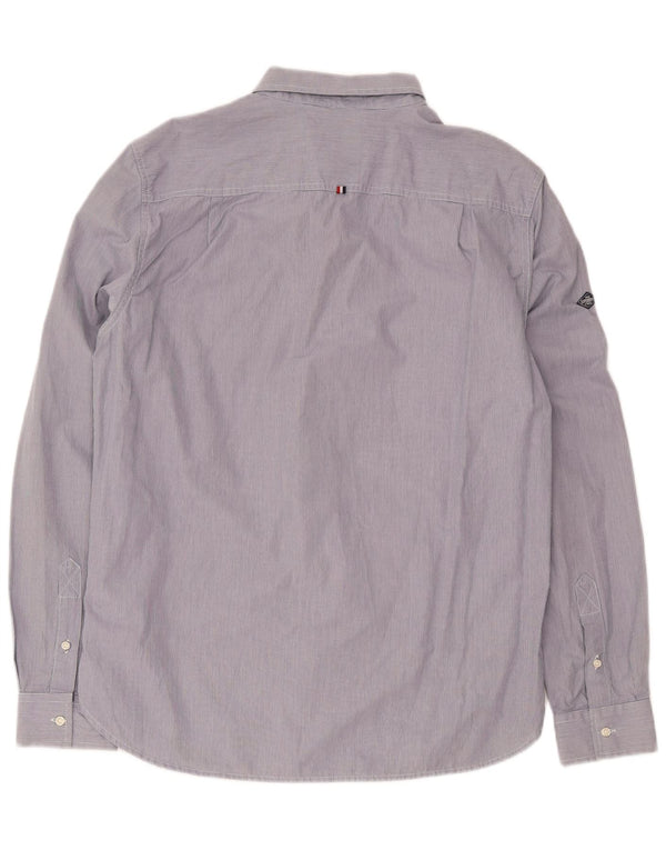 Koszula męska Superdry XL, bawełniana, granatowa w prążki