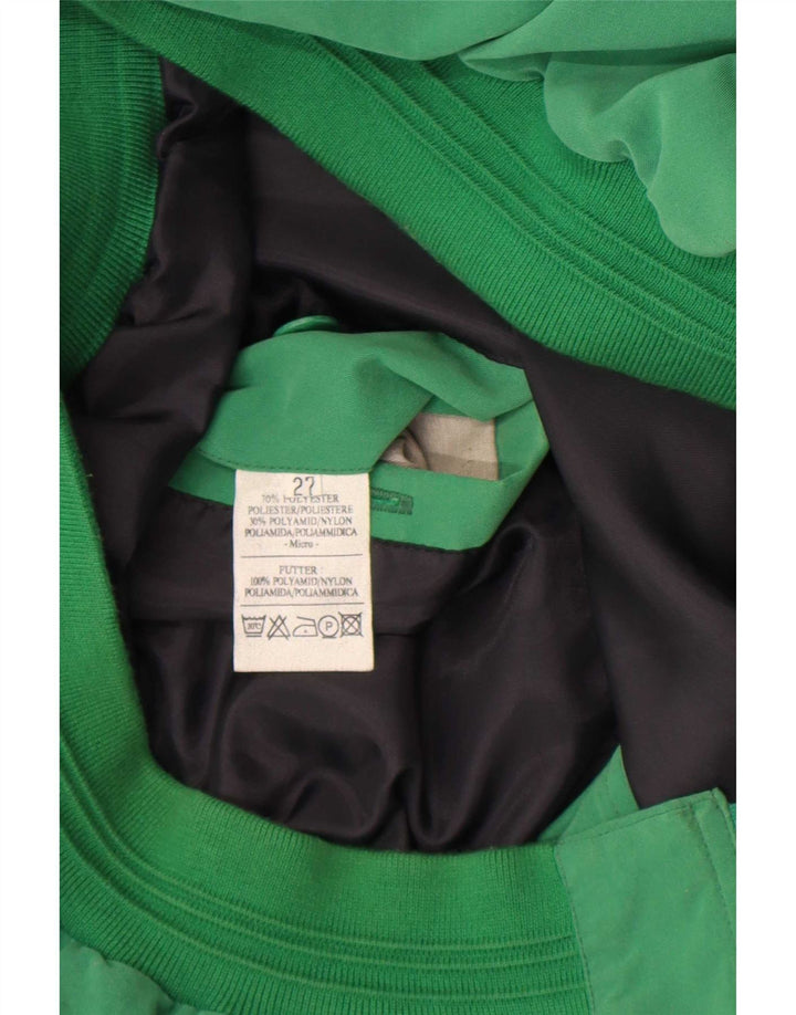 Męska kurtka bomberka Vintage UK 42 XL Zielony poliester