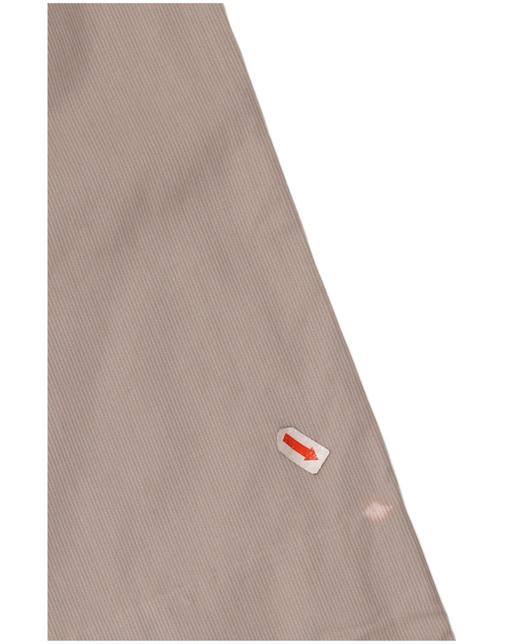 Męskie spodnie chino w kolorze khaki Dockers o regularnym kroju W34 L29 Szara bawełna