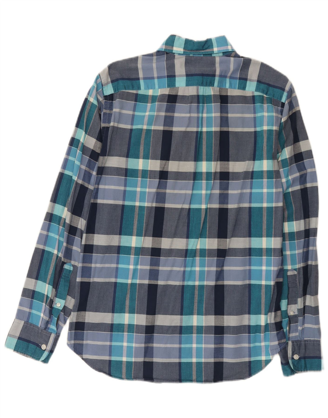 Koszula męska J. Crew, mała, niebieska, bawełniana krata