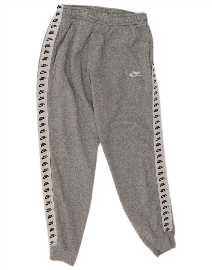 NIKE Mens Oversized Graphic Full Tracksuit Small  Grey Cotton
