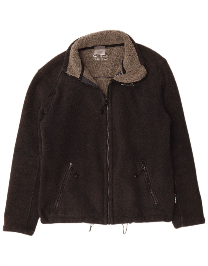 Męska kurtka polarowa Jack Wolfskin UK 34 XS, czarna, poliestrowa