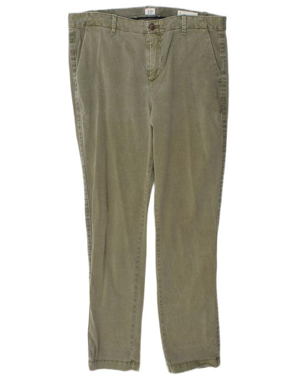 Spodnie damskie Gap Girlfriend Slim Fit US 10 Large W34 L29 Green