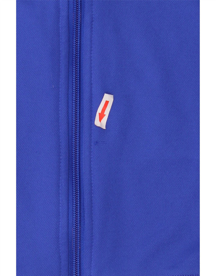 Adidas Męska bluza dresowa Climacool XS Niebieski poliester z blokami kolorów