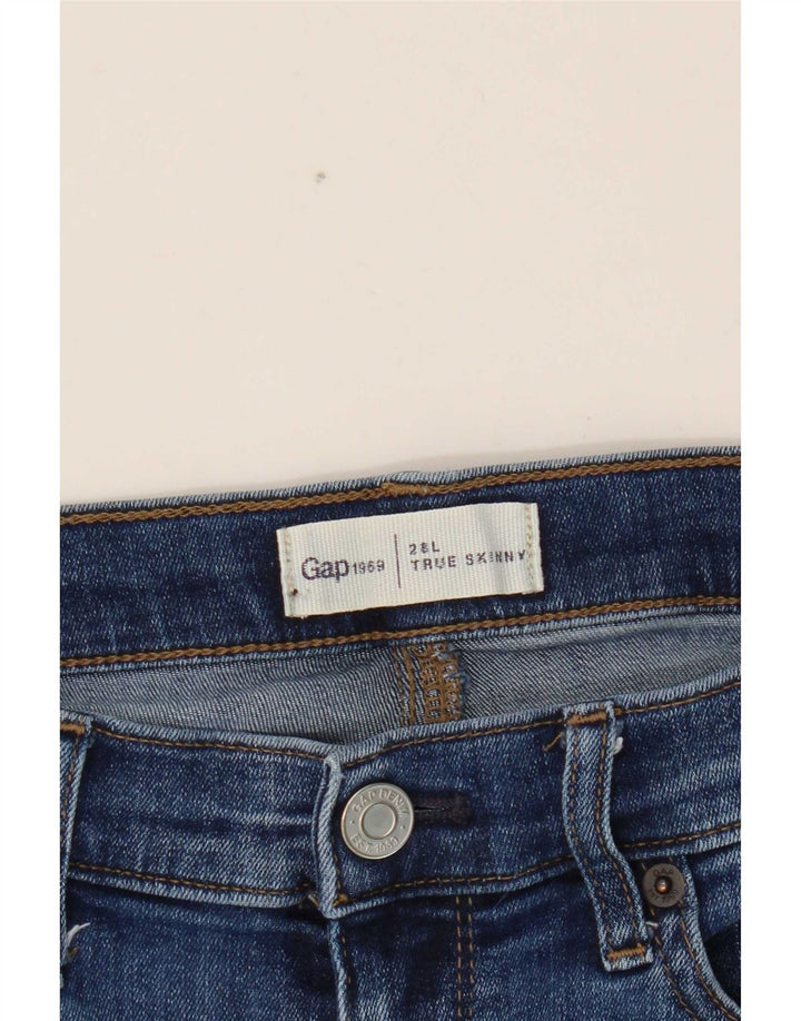 Damskie jeansy skinny Gap W28 L30 Niebieskie, bawełniane