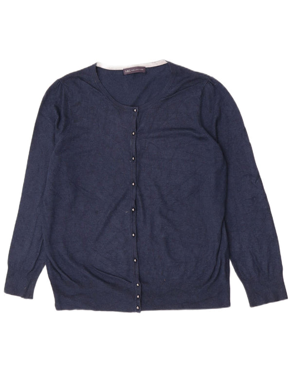 Sweter damski Marks & Spencer UK 16, duży, granatowy