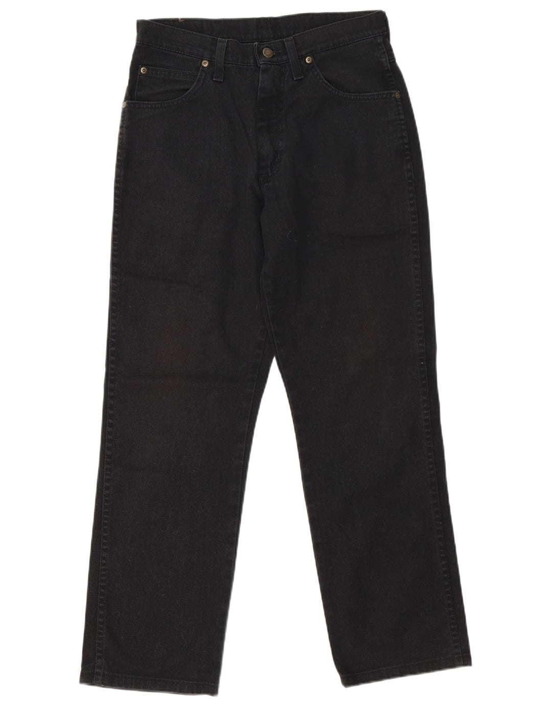 Męskie jeansy Wrangler o prostym kroju W31 L29, czarne, bawełniane