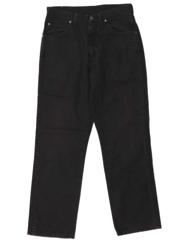 Męskie jeansy Wrangler o prostym kroju W31 L29, czarne, bawełniane