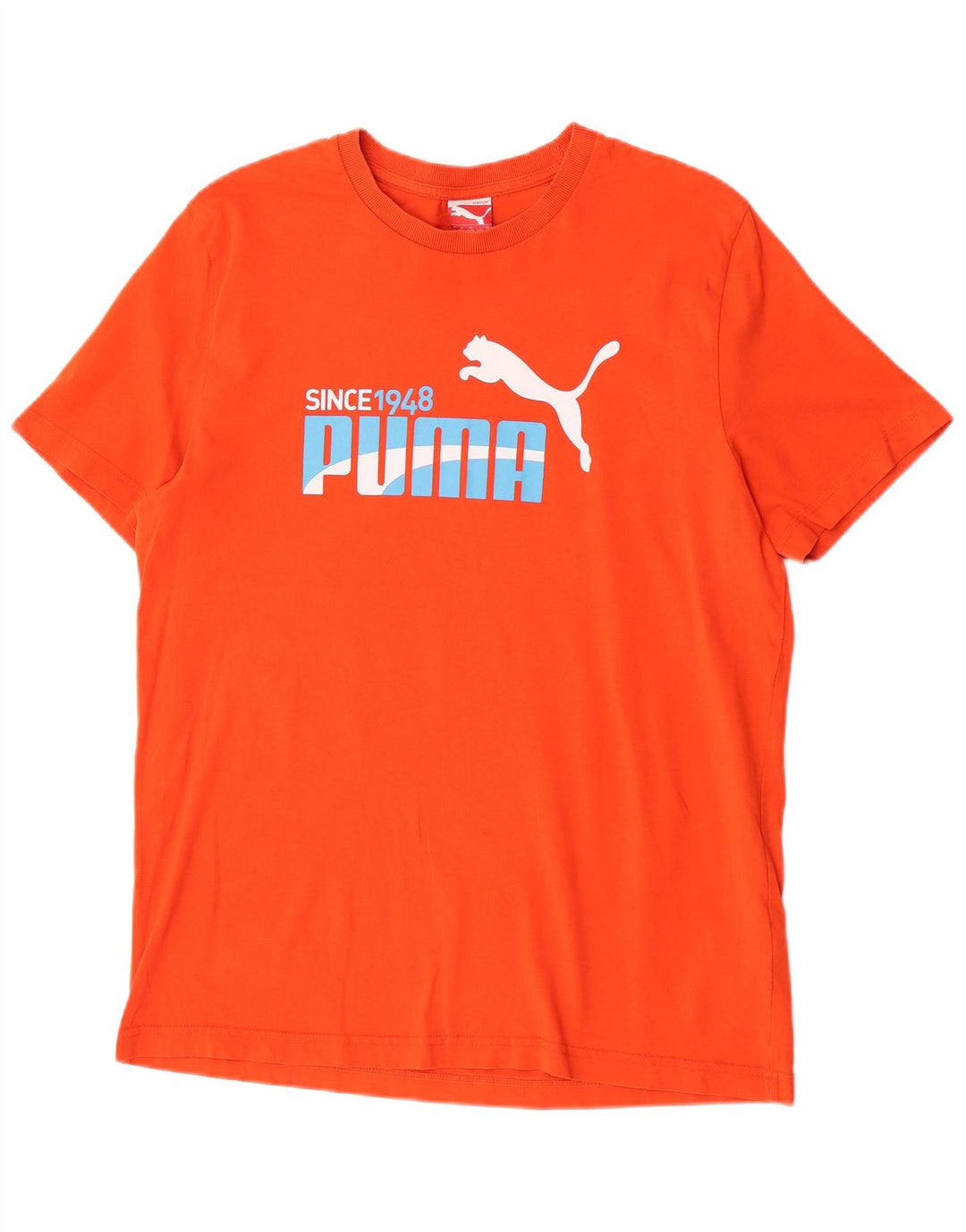 Męski T-shirt Puma z grafiką, duży, pomarańczowy